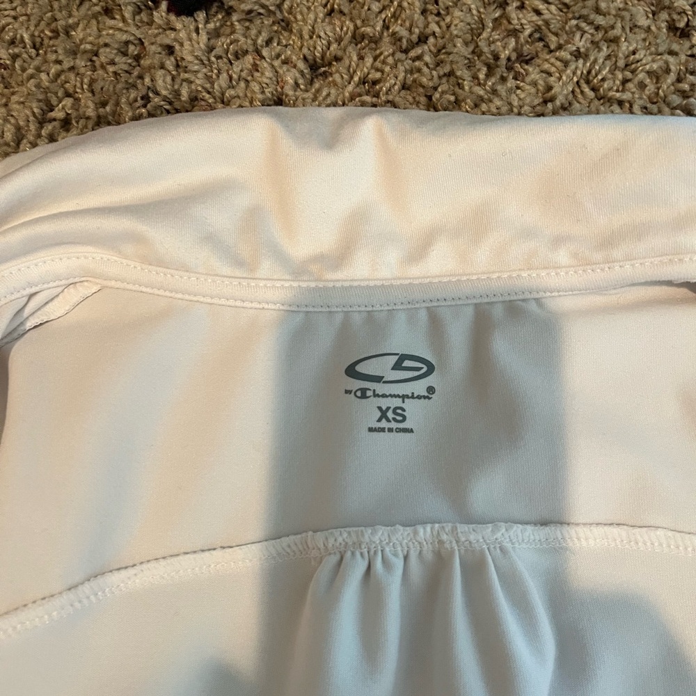 Champion Women's White Zip-Up Hoodie - Picture 4 of 4
